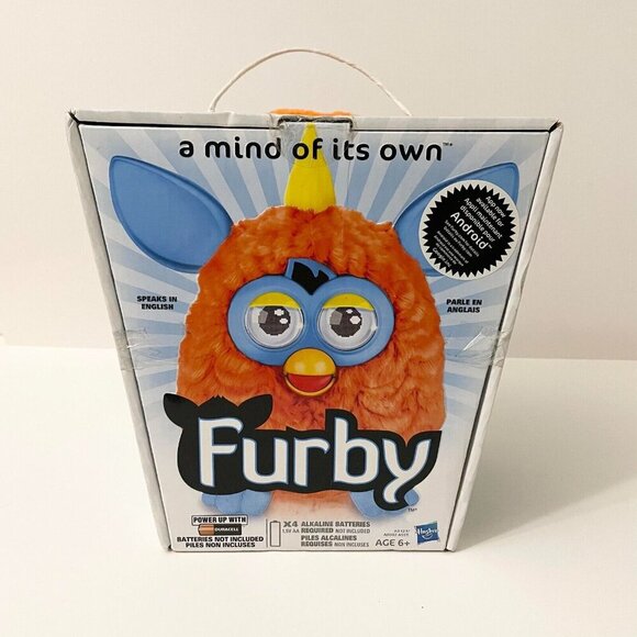 2012 Furby by Hasbro A Mind of Its Own Orange Blue - Picture 1 of 16